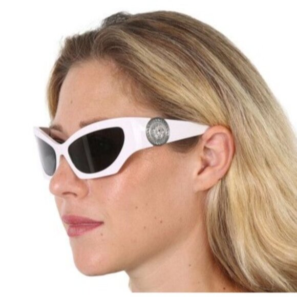NEW VERSACE SUNGLASSES WHITE WOMEN EYEWEAR VERSACE VE4450 314/87 - Picture 3 of 4